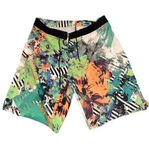 Reebok CrossFit Super Nasty “Lighthouse Floral” Shorts – Men’s Size 32